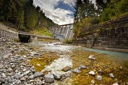 Staudamm in Auronzo